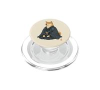 Statuesque Shiba Inu Kimono Ukiyo E Arte Japonés PopSockets PopGrip para MagSafe