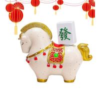Statuette De Cheval | Sculpture Décorative Symbole De Richesse,2026 Nouvel An Statuettes De Cheval Décoration D'Intérieur - Pour Les Hommes Et Les Femmes Noël Anniversaire Chambre Maison Chinoise
