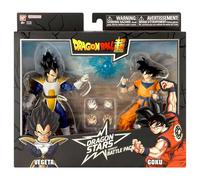 Statuette Dragon Stars da 17 cm - BANDAI - Dragon Ball Super - Battle Pack - Goku vs Vegeta - Confezione da 2 statuette della collezione Vegeta Goku