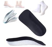 Staturelabs - Plantillas Staturelabs Stratus Lift 2.0, ocultas sin problemas en cualquier tipo de zapato, plantillas ortopédicas unisex ultra cómodas para hombres y mujeres (negro, 0.59 pulgadas)