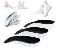 Staturelabs - Plantillas Staturelabs Stratus Lift 2.0, ocultas sin problemas en cualquier tipo de zapato, plantillas ortopédicas unisex ultra cómodas para hombres y mujeres (negro, mezcla)