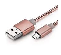 Status ATM1MMRGL10 - Cable de carga micro USB A a USB, cargador rápido, 1 m, cable de carga rápida de 5 W, sincronización de datos de alta velocidad, metal oro rosa, (paquete de 1), ATM1MMRGL10