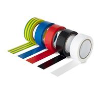 Status Electrical Tape | 10 Meters Insulation Tape | Electrical Insulating Tape | 5 Pack Assorted Colours | S5PKPVCETX6