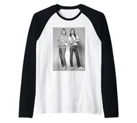 Status Quo Francis Rossi & Rick Parfitt por Allan Ballard Camiseta Manga Raglan