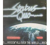 STATUS QUO - ROCKIN' ALL OVER THE WORLD LP UK VERTIGO 1977 12 TRACK WITH GOLD STAMPED SLEEVE (9102014)