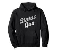 Status Quo - White Distressed Logo Sudadera con Capucha