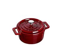 Staub Minis Cocotte Redonda, Hierro Fundido, Granate, 10 cm