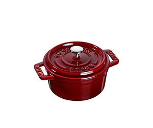 STAUB 1101087 - Olla Redonda (10 cm), Color Granate