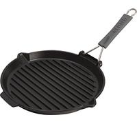 STAUB 1202023 - Grill Redondo, Color Negro, tamaño 27 cm