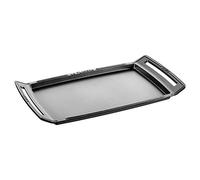 STAUB 12033801 Plancha/Plancha de doble quemador, hierro fundido, grafito