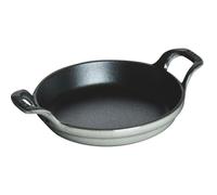STAUB 1301118 - Fuente Ovalada de Hierro Fundido (12 cm), Color Gris Grafito