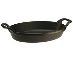 Staub 1301323 - Cazuela ovalada (15 cm), color negro