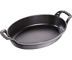 Staub 1302318 - Cazuela ovalada apilable, 24 cm, color gris