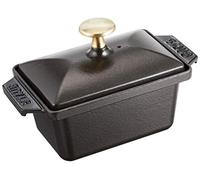 Staub 1311525 - Cazuela Rectangular (15 x 11 cm), Color Negro