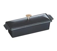STAUB 1313025 - Cazuela Rectangular (30 x 11 cm), Color Negro