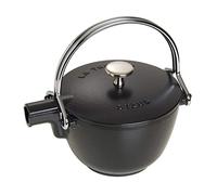 STAUB 1650023 - Tetera/hervidor, Forma Redonda, Color Negro