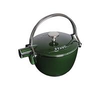 Staub Polvo Tetera, Hierro Fundido, Verde basilisco, 1,15 litros