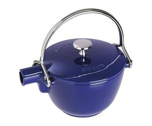 STAUB 1650091 - Tetera/hervidor, Forma Redonda, Color Azul