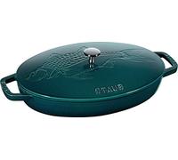 STAUB Olla La Mer ovalada. tres capas de esmalte 32 cm