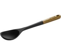 STAUB 40503-107 Serving Spoon Acacia Wood 31 cm Black Silicone Single Item