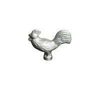 STAUB 40509-346 - Botón para cocotte con Forma de Gallo, Color Plata