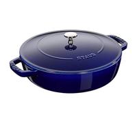 STAUB 40511-476-0 Olla con Tapa, en Hierro Fundido, Color Azul Oscuro, 28 cm