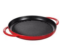 STAUB 40511-525-0 - Grill Doble asa Redondo, Color Rojo Cereza, tamaño 30 cm