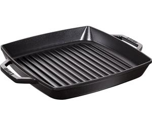 STAUB 40511-683-0 - Cacerola (Rectangular, Sartén parrilla, Negro, Esmalte, hierro fundido, Francia)