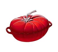 Staub Cocotte Tomate 25 cm Kirschrot Forma, Hierro Fundido