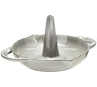 Staub Asador Vertical, Hierro Fundido, Gris Grafito, 24 cm
