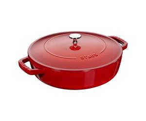 Staub Braisers Cazuela Chistera 28 cm, Hierro fundido
