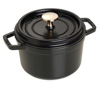 STAUB Cacerola/Cocotte de Hierro Fundido, 16 cm de Diámetro, 1,2 L, Negro