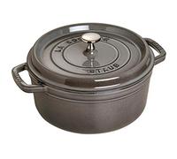 STAUB Cacerola/Cocotte de Hierro Fundido, 18 cm de Diámetro, 1,7 L, Gris Grafito