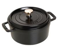 STAUB Cacerola/Cocotte de Hierro Fundido, 18 cm de Diámetro, 1,7 L, Negro
