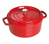 STAUB Cacerola/Cocotte de Hierro Fundido, 18 cm de Diámetro, 1,7 L, Rojo cereza