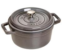 STAUB Cacerola/Cocotte de Hierro Fundido, 20 cm de Diámetro, 2,24 L, Gris Grafito