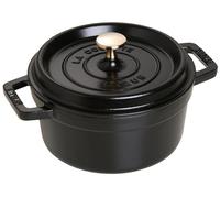 STAUB Cacerola/Cocotte de Hierro Fundido, 20 cm de Diámetro, 2,24 L, Negro