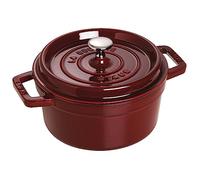 STAUB Cacerola/Cocotte de Hierro Fundido, 22 cm de Diámetro, 2,6 L, Granadina