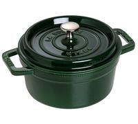 STAUB Cacerola/Cocotte de Hierro Fundido, 22 cm de Diámetro, 2,6 L, Verde Albahaca
