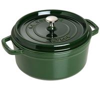 STAUB Cacerola/Cocotte de Hierro Fundido, 26 cm de Diámetro, 5 L, Verde Albahaca
