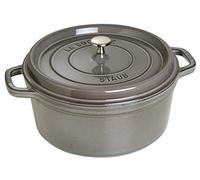 STAUB Cacerola/Cocotte de Hierro Fundido, 28 cm de Diámetro, 6,7 L, Gris Grafito