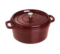 STAUB Cacerola - Cocotte de Hierro Fundido, Granate, 28 cm de Diámetro, 6,7 L