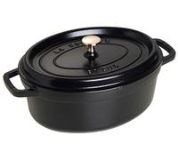 STAUB Cacerola/Cocotte de Hierro Fundido Ovalada, Diámetro de 29 cm, 4,25 L, Negro