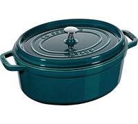STAUB Cacerola/Cocotte de Hierro Fundido Ovalada, Diámetro de 31 cm, 5,5 L, La Mer