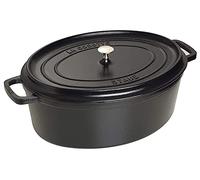 STAUB Cacerola/Cocotte de Hierro Fundido Ovalada, Diámetro de 31 cm, 5,5 L, Negro