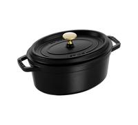 STAUB Cacerola de hierro fundido Staub La Cocotte oval 2.35 L Negro