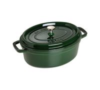 STAUB Cacerola de hierro fundido Staub La Cocotte oval 4.2 L Verde albahaca
