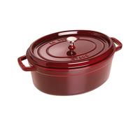 STAUB Cacerola de hierro fundido Staub La Cocotte oval 5.5 L Rojo granadina
