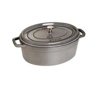 STAUB Cacerola de hierro fundido Staub La Cocotte oval 6.7 L Gris grafito