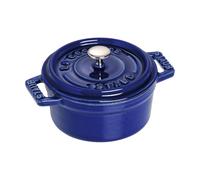 STAUB Cacerola de hierro fundido Staub La Cocotte redonda 0.25 L Azul oscuro